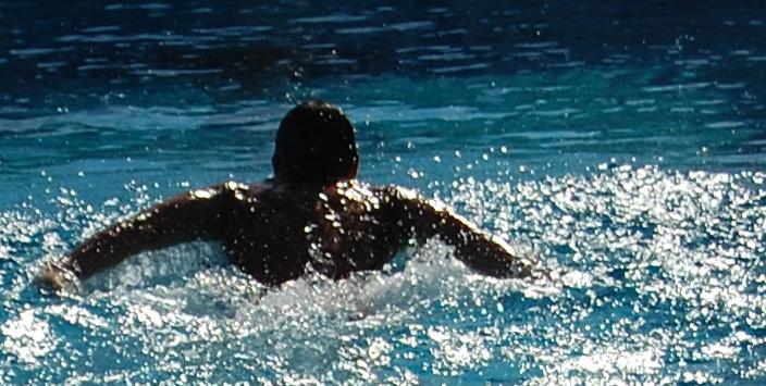 Ian Du proves himself on varsity swim
