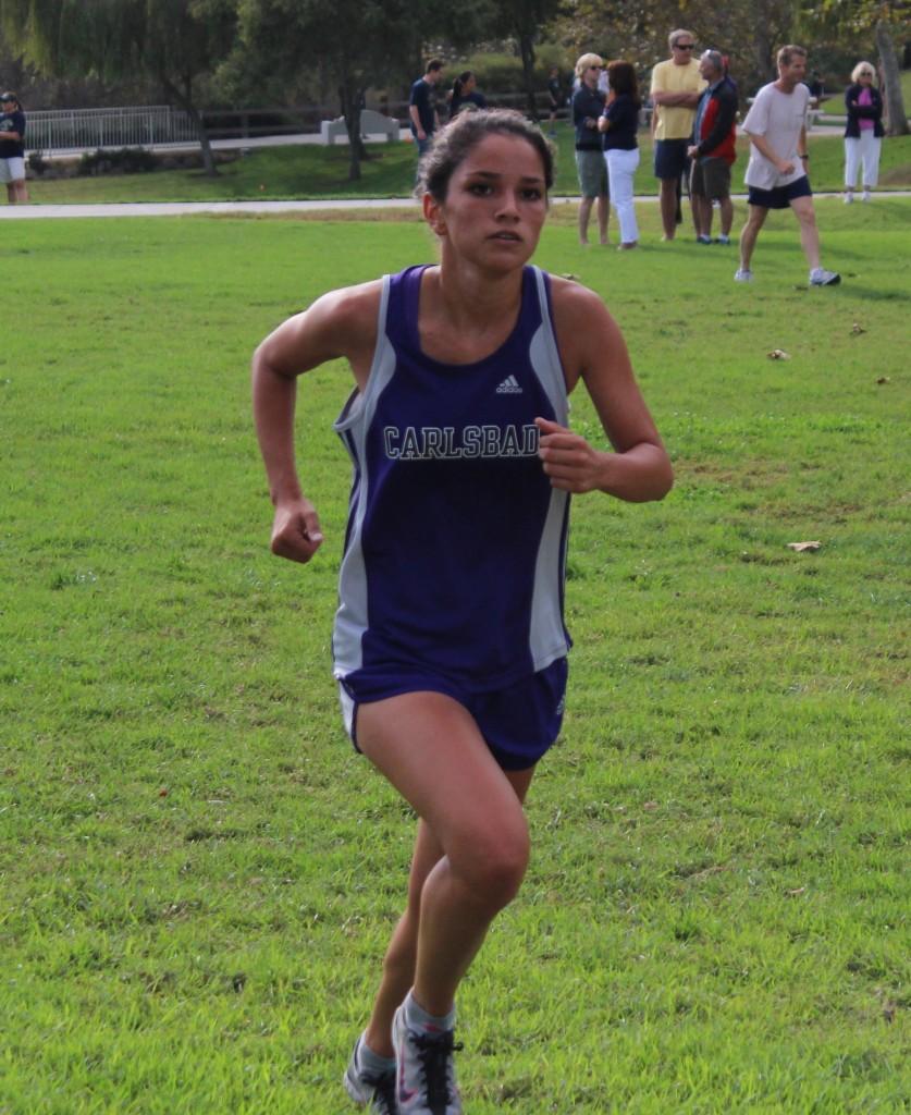 Adrienne Barela runs in the fast lane
