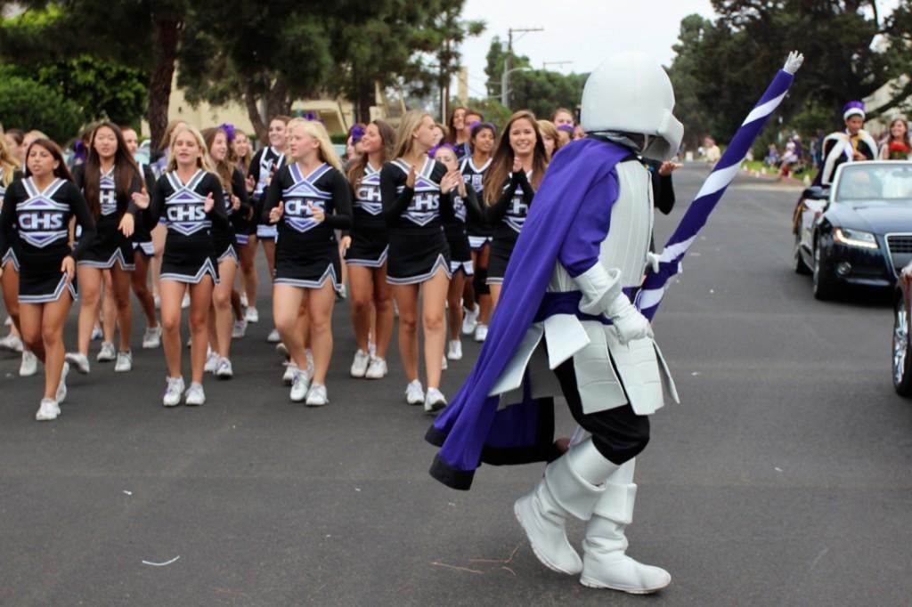 Lancer Link Students show their purple pride during the Lancer Day parade