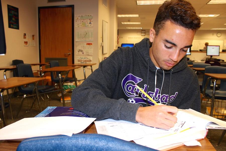 Carlsbad High is one of the schools that had finals after winter break.  Some of the concerns include forgetting everything over the break and performing worse on finals week.