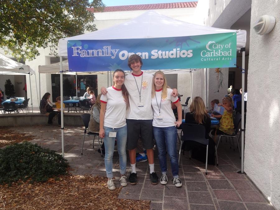  The Carlsbad Cultural Arts Office looks for high school students to volunteer and help with their interactive programs. Some of these programs include the Family Open Studios, Concerts in the Park, Club Pelican and more.