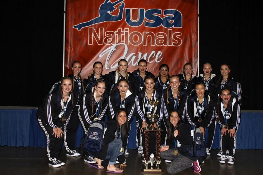 The+Lancer+Dancers+won+first+place+in+Hip+Hop+and+fourth+place+in+Jazz+at+the+USA+Nationals+in+Anaheim.+Photo+Courtesy%3A+Tori+DiPietro+