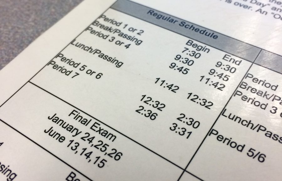 The new bell schedule makes sure that students have more minutes in the classroom, while allowing for more early release Mondays.  