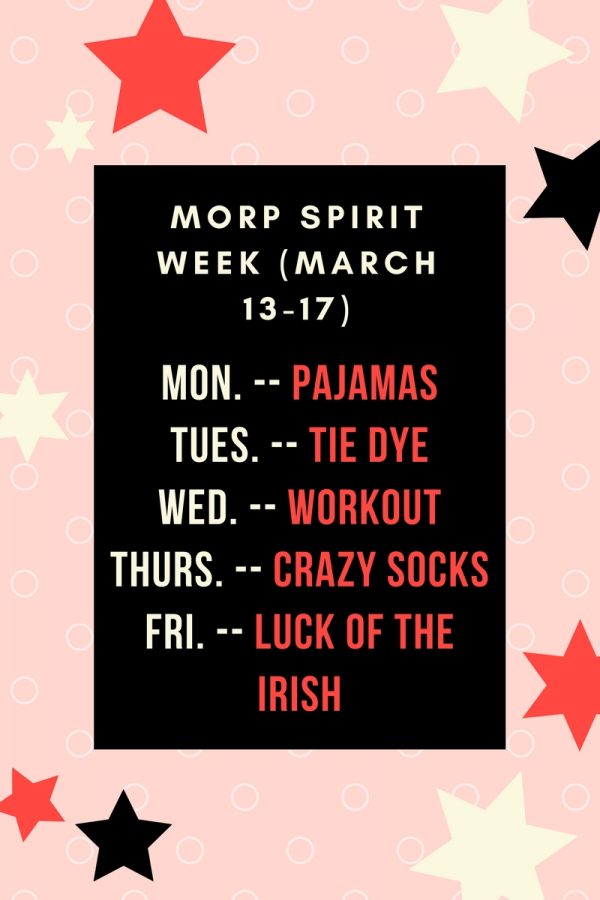 Ways to get involved in MORP spirit week
