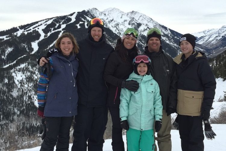 Sophomore Devin Harper snowboards with her family. Harper and her family watch the X Games every year.