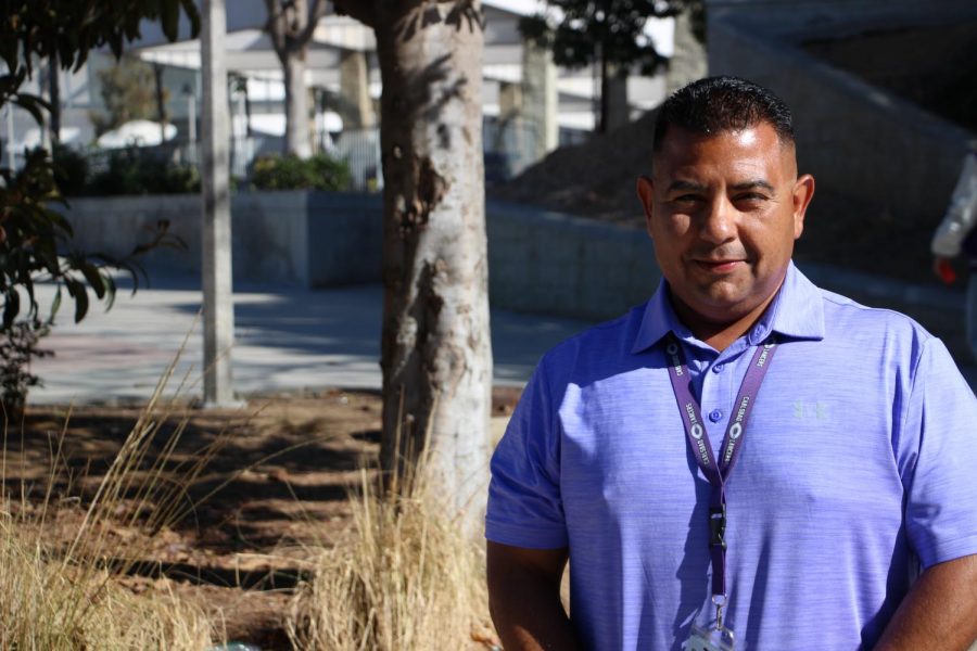 Security guard Roger Casanova works on campus to ensure student safety. Casanova helps around campus along with his fellow security guards.
