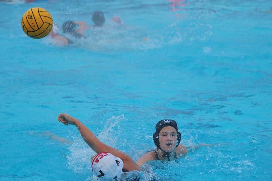 The girls varsity water polo team battled Canyon Crest Academy last Friday. We won the game, with the ending score being 19-2.
