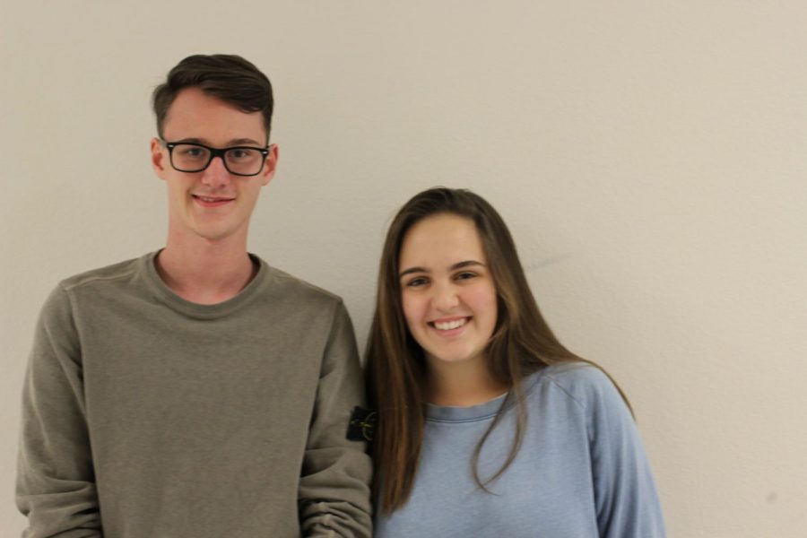 Junior+Kelly+Young+hosts+Austrian+exchange+student+Max+Weingast.+Weingast+traveled+here+with+31+other+students+from+his+school%2C+and+he+is+here+from+Feb.+22+to+Mar.+8.