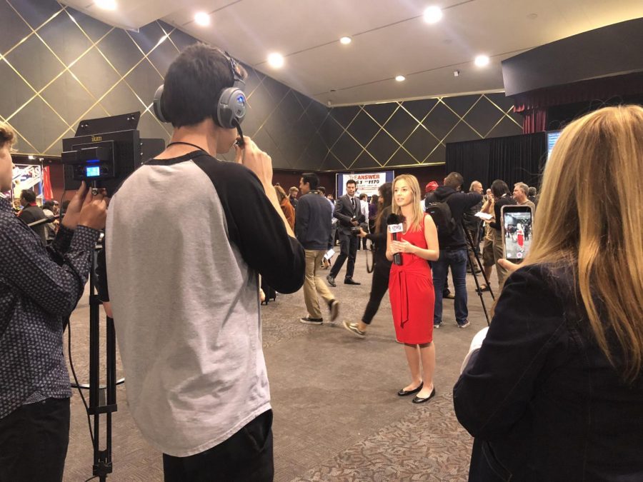 Senior Olivia Sklenka reports live from Golden Hall in San Diego. CHSTV was able to update the public about the mid term election taking place.