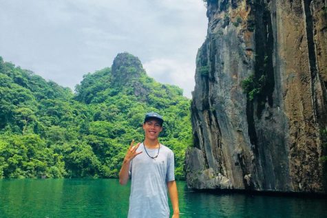 Senior Kai Burke visiting Palawan in the Philippines. Burke has family there so he has been to the country multiple times. Photo courtesy of Kai Burke.