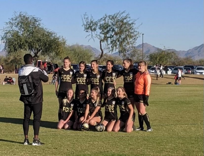 The FC Golden State North County girls U-15 team is pictured at their Nov. tournament in Arizona.