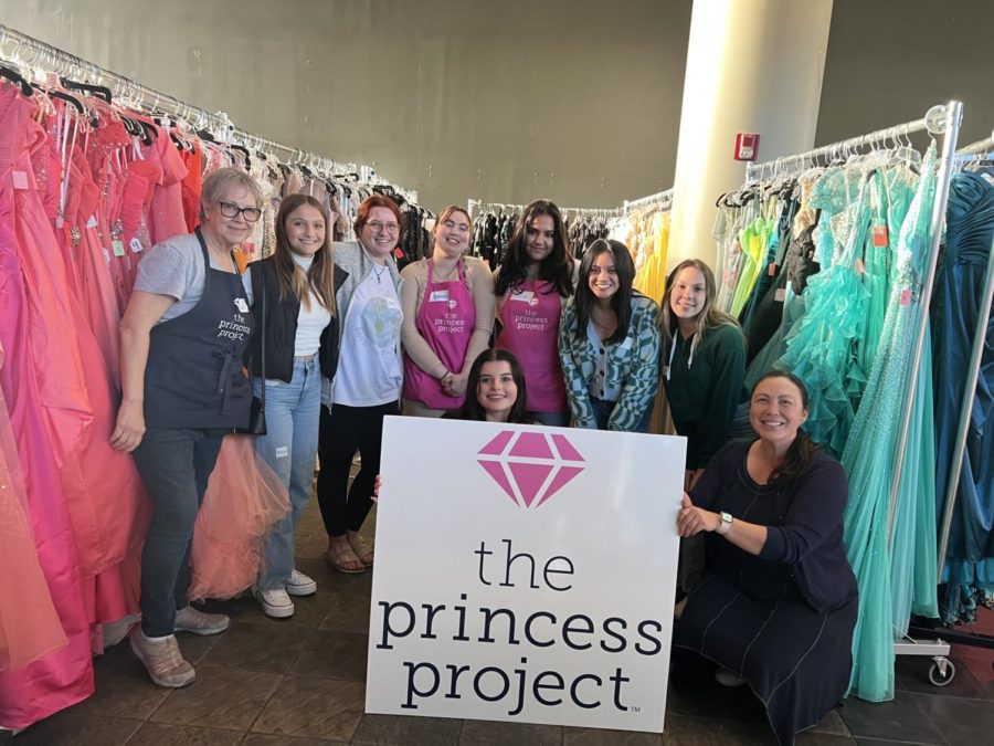 The ambassadors of the Princess Project work to give out free prom dresses to teens.
