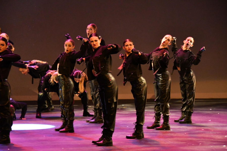 X-Calibur performs in the Stay Groovy Dance Extreme. 