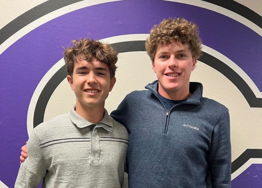 Senior Curt White and Mitchell Gibson received the awards of Salutatorian and Valedictorian. The boys were given these awards because of their hard and consistent work throughout all four years of their high school careers.