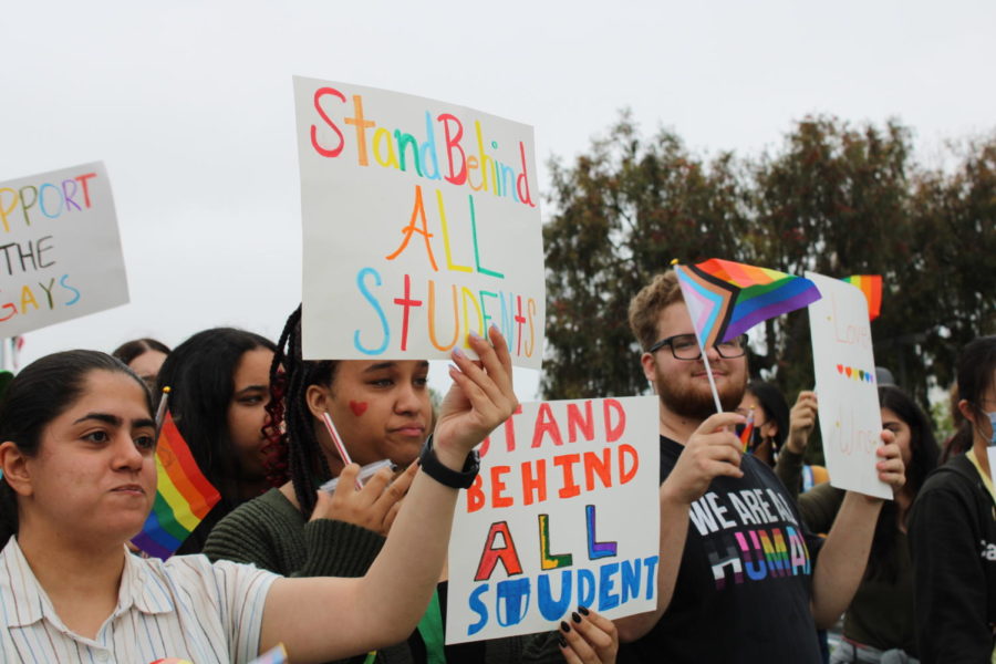 LGBTQ+ members and allies emphasized equality at the Rally of Love on May 22.