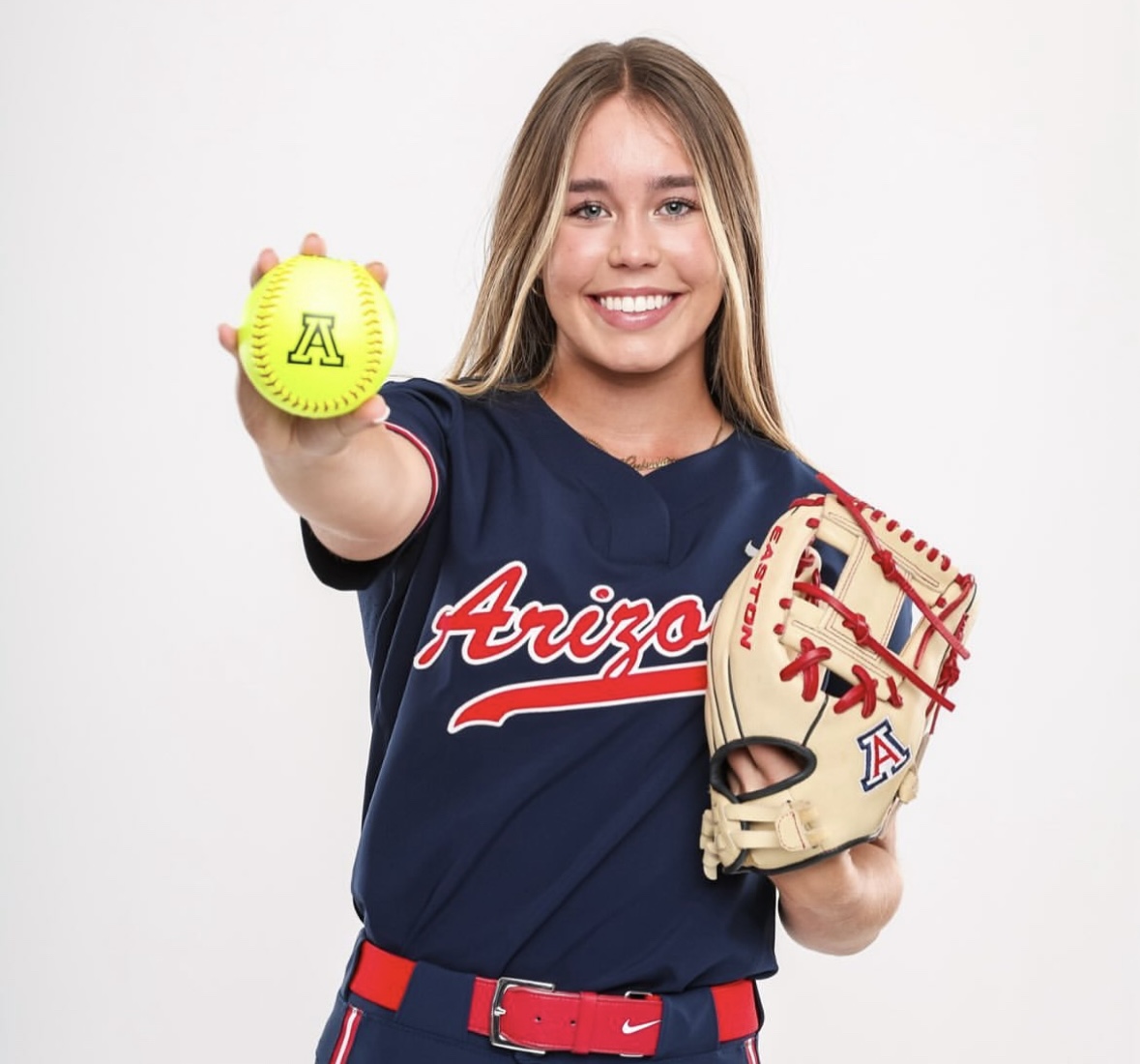 Gabby Nevarez media day pictures for the University of Arizona