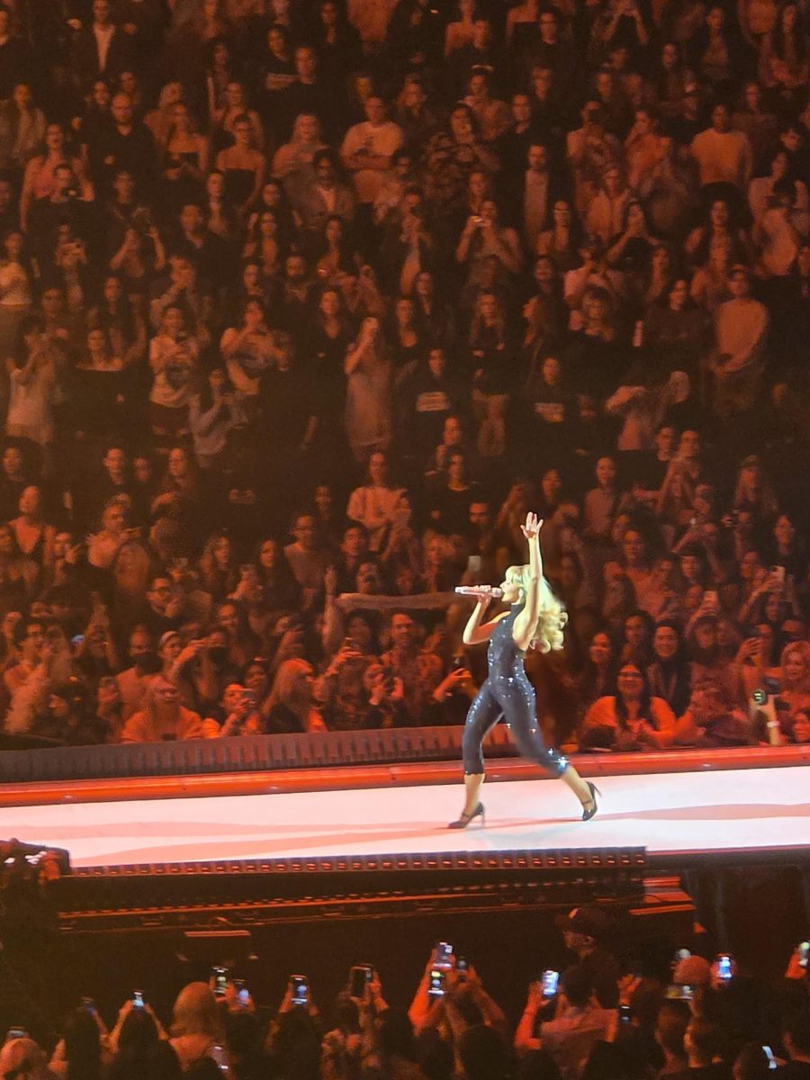 Sabrina Carpenter performs the final song of the night during the closing show of her tour.