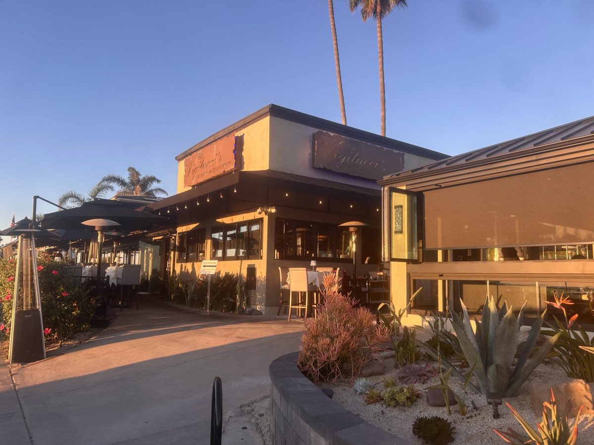 Taking the first place spot is Vigilucci’s Seafood and Steakhouse. There are two Vigilucci’s locations in Carlsbad. This location is on the ocean while the other is in the village on State street. The location takes this restaurant to another level. Its sea view, white cloth seating, and high rating makes it the most romantic restaurant in Carlsbad and a perfect spot for Valentine's Day.