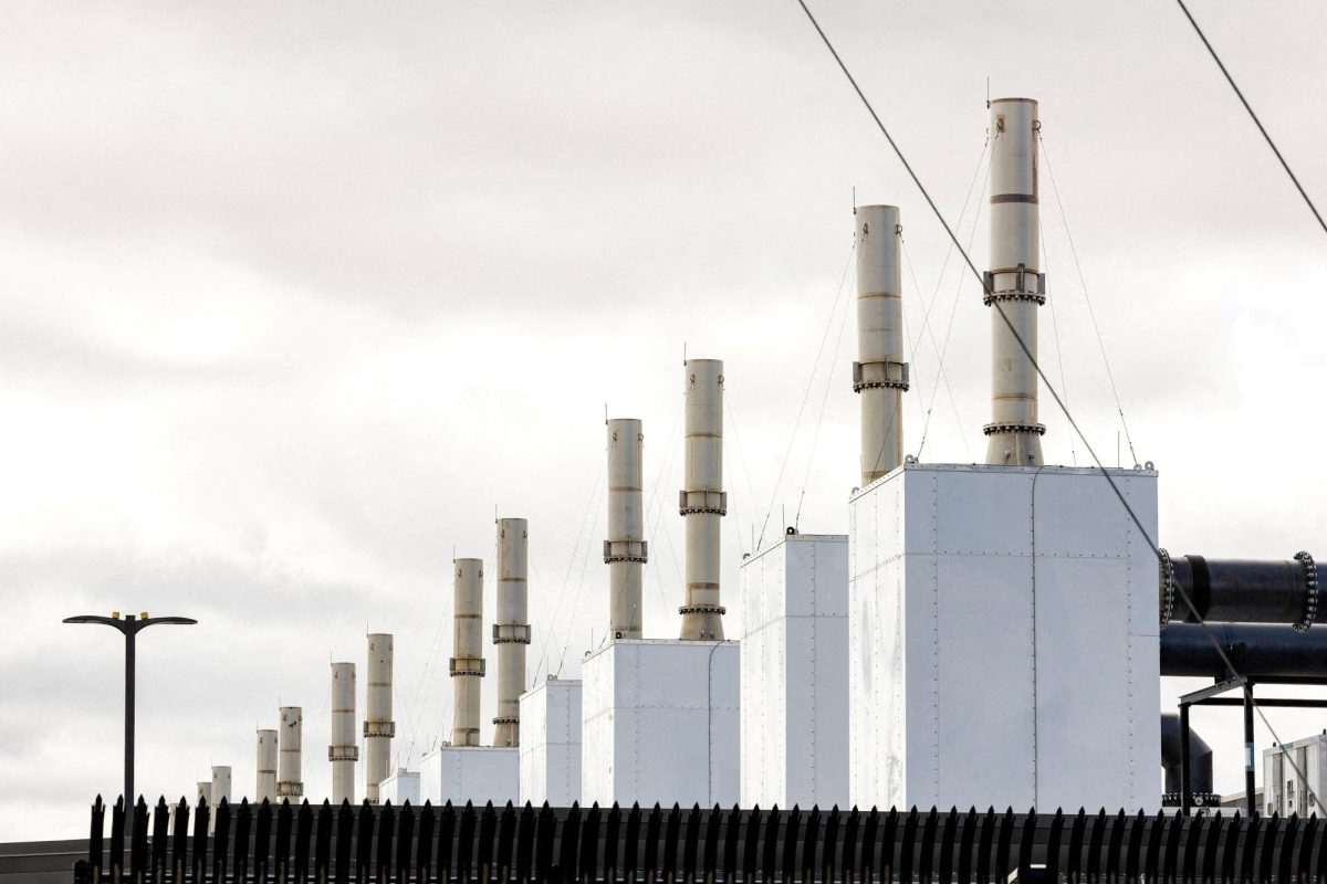 The exterior of the Amazon Data Center being built in New Carlisle, Indiana, U.S., March 23, 2026. REUTERS/Jim Vondruska/