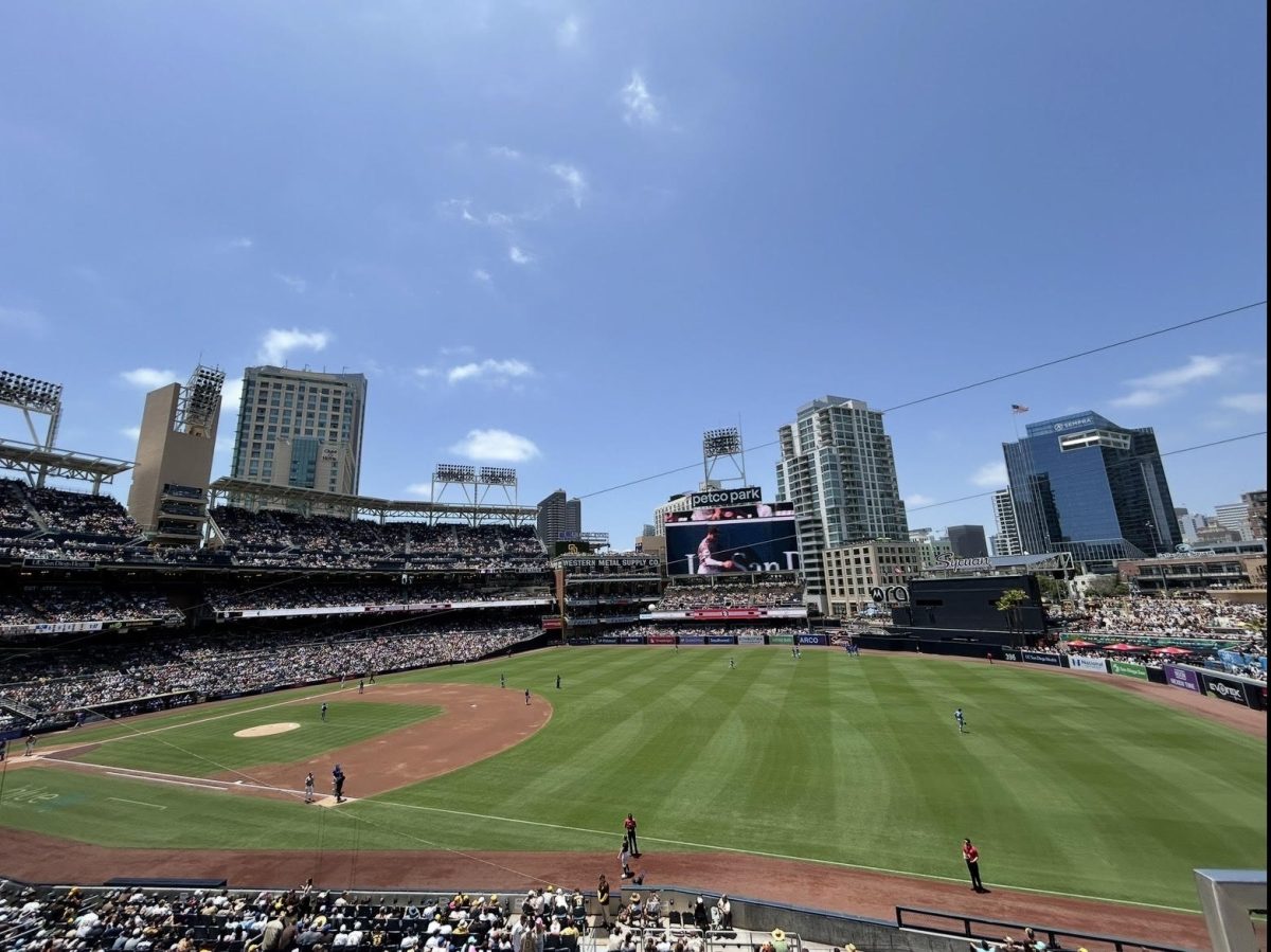 San Diego Padres playing the Kansas City Royals at Petco Park in San Diego, California